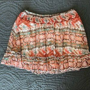 Rachael and Chloe Skirt with ruffle. Size M